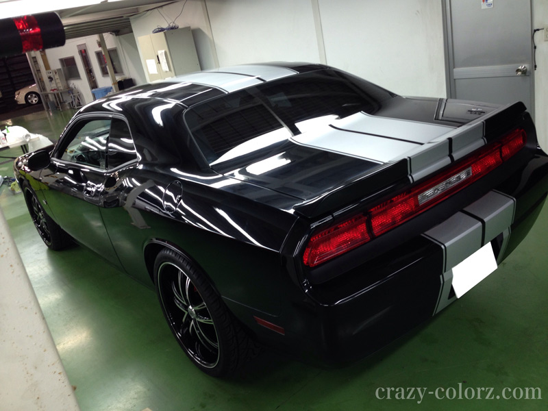 DODGE CHALLENGER RACING STRIPES SRT 392 STYRLE WRAPS |