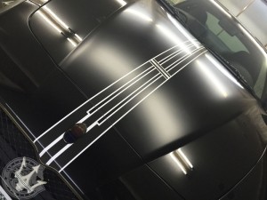 レーシングストライプ マットブラック マットホワイト インクジェット 東京 台東区 浅草 カーラッピング マセラティ