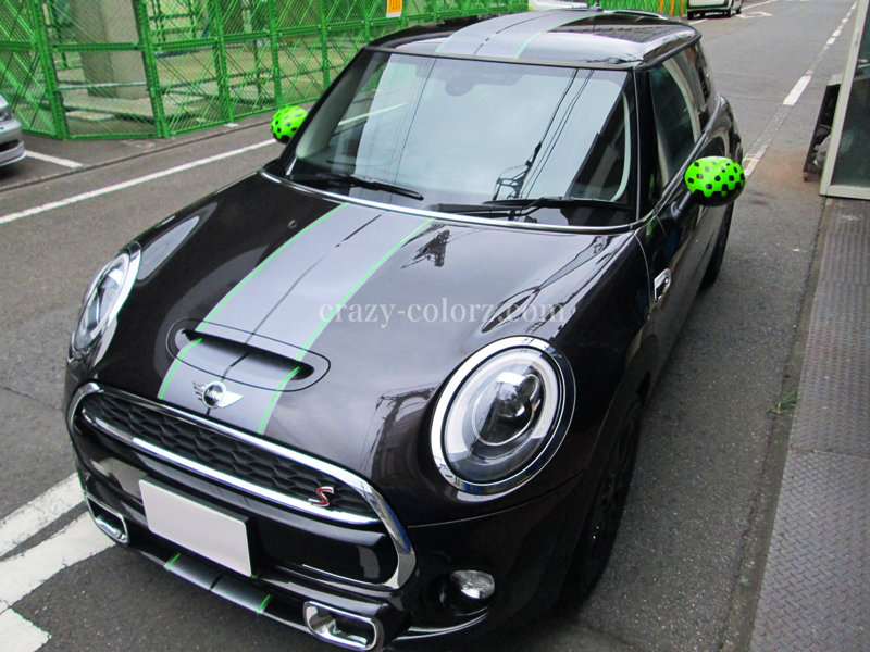 BMW MINI HATCH COOPER S F56 RACING STRIPES WRAP DUAL2 