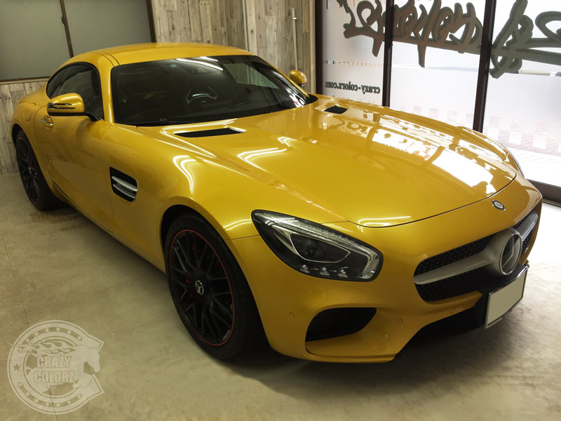 メルセデスベンツ AMG GT-S C190」ホイール カーラッピング 東京都港区のＵ様ありがとうございます。 