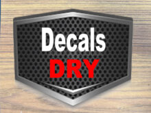 デカールステッカーのドライでの施工方法のlogo