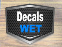 デカールステッカーインストールのロゴ