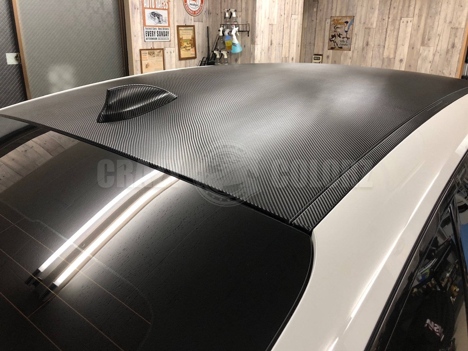 BMW ルーフ カーボン 後方から 東京