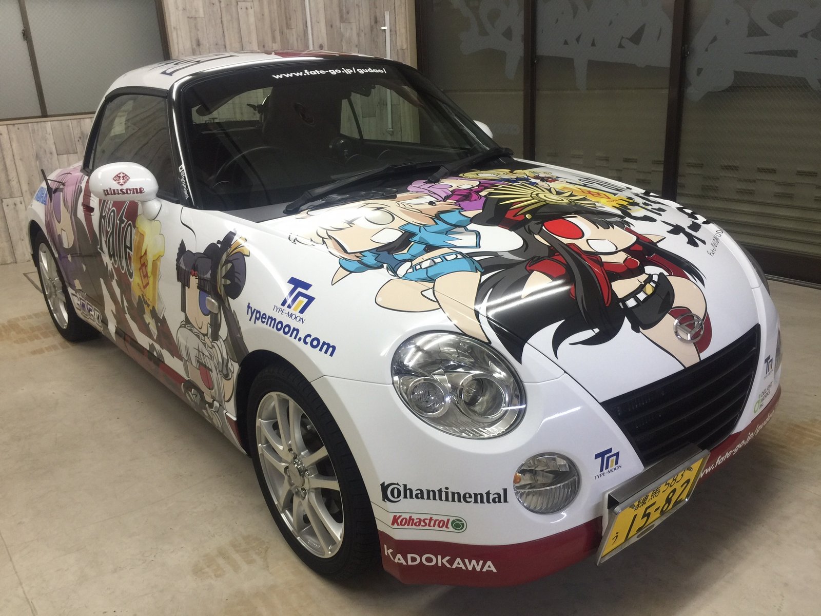 初代ダイハツ コペン 痛車フルラッピング 全体 東京