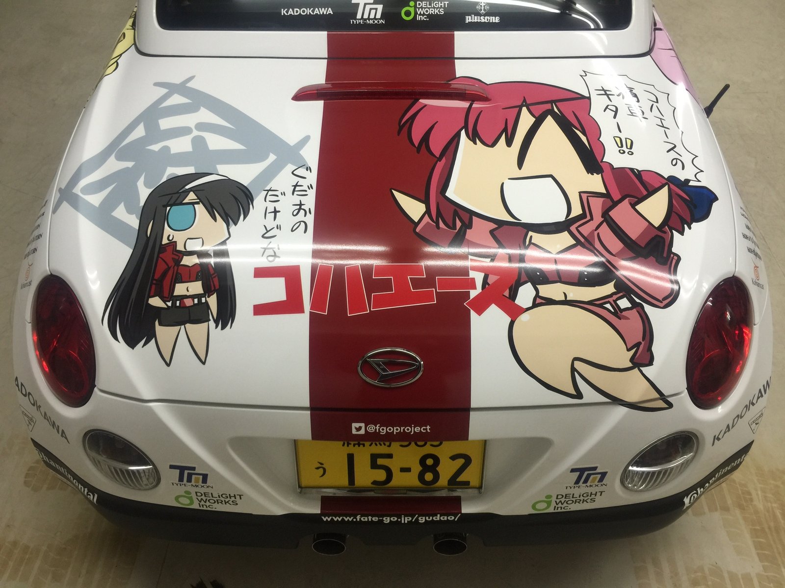 初代ダイハツ コペン リア 痛車フルラッピング 東京