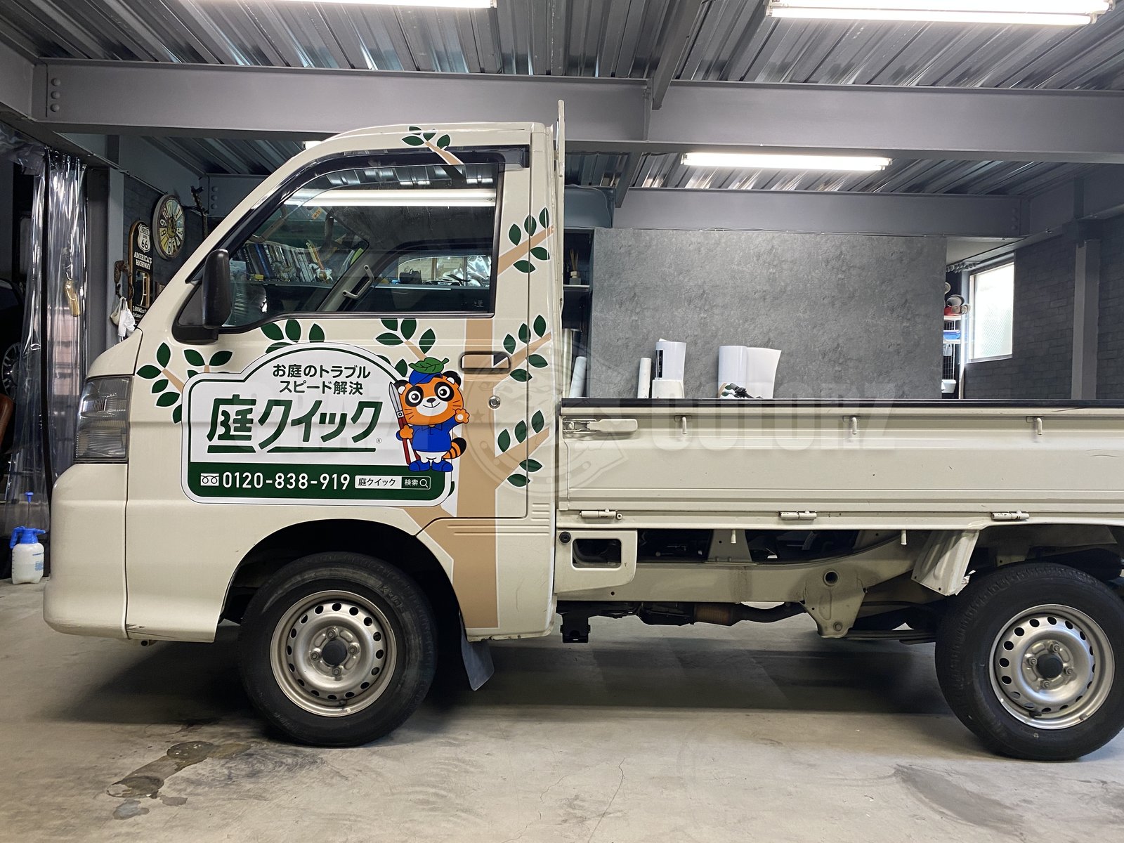 ハイゼット トラック 軽トラック マーキング 側面 東京