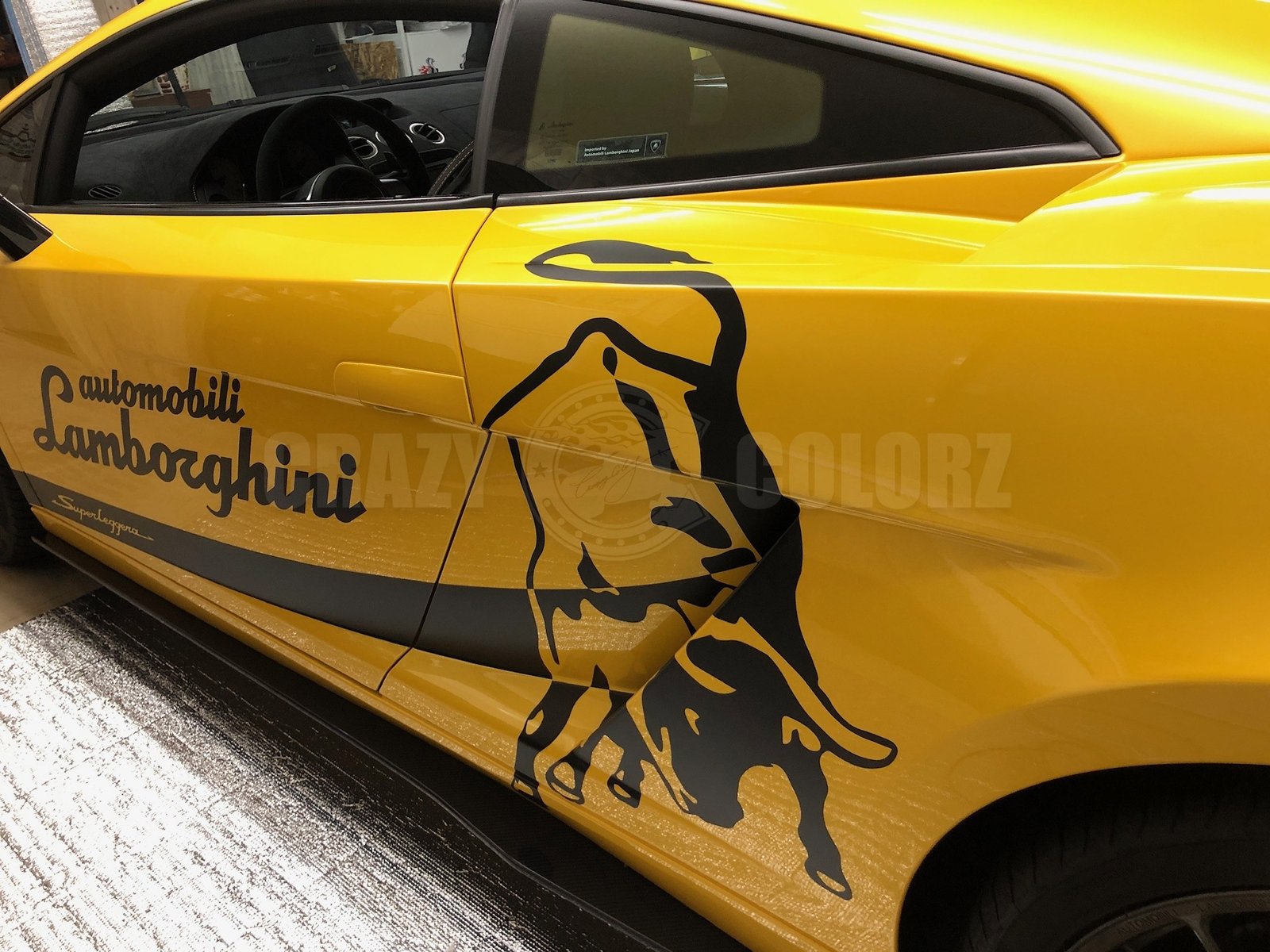 ランボルギーニ ガヤルド サイド デカール automobili Lamborghini 東京