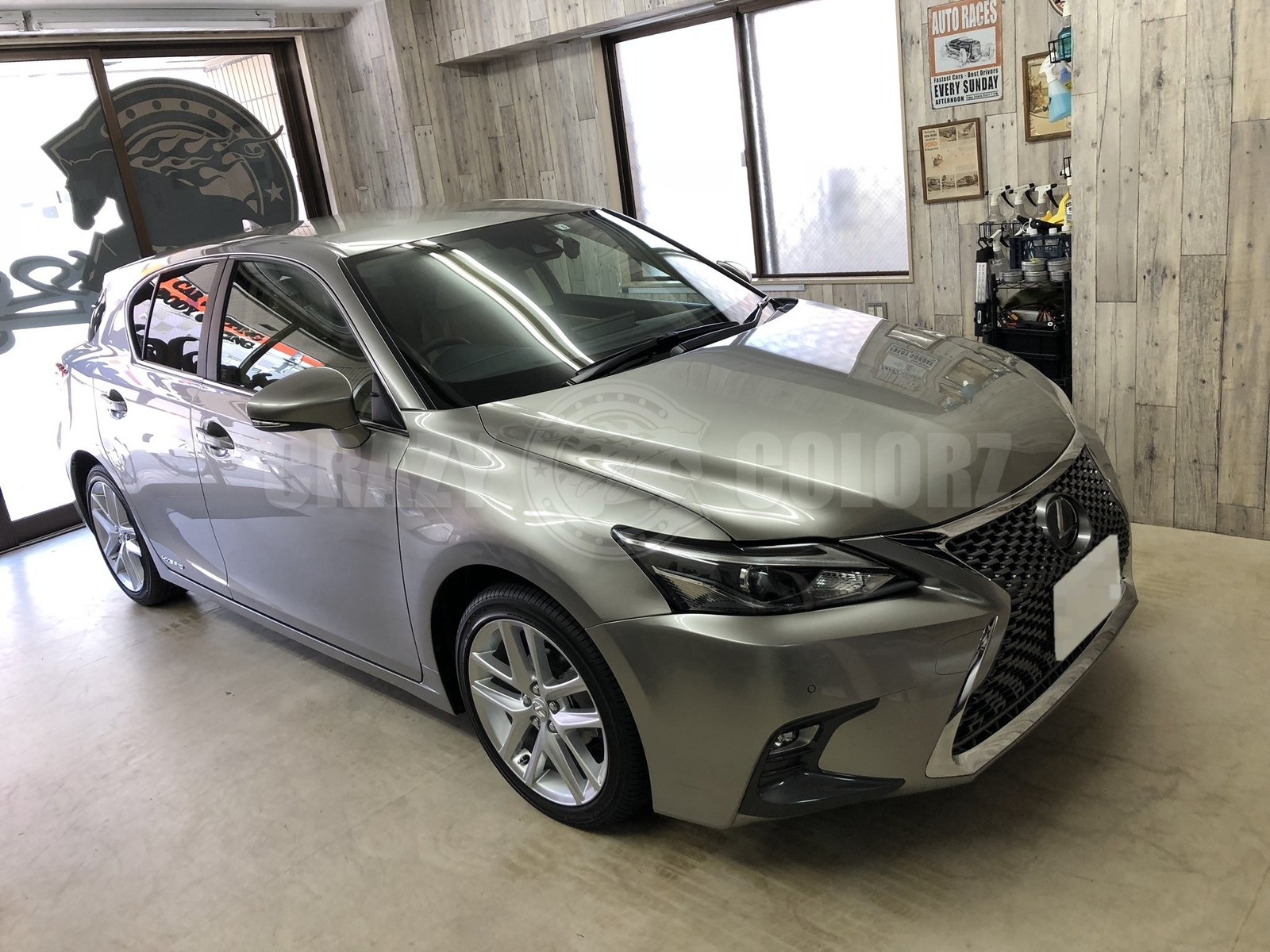 レクサス CT ルーフ ラッピング 施工前 東京