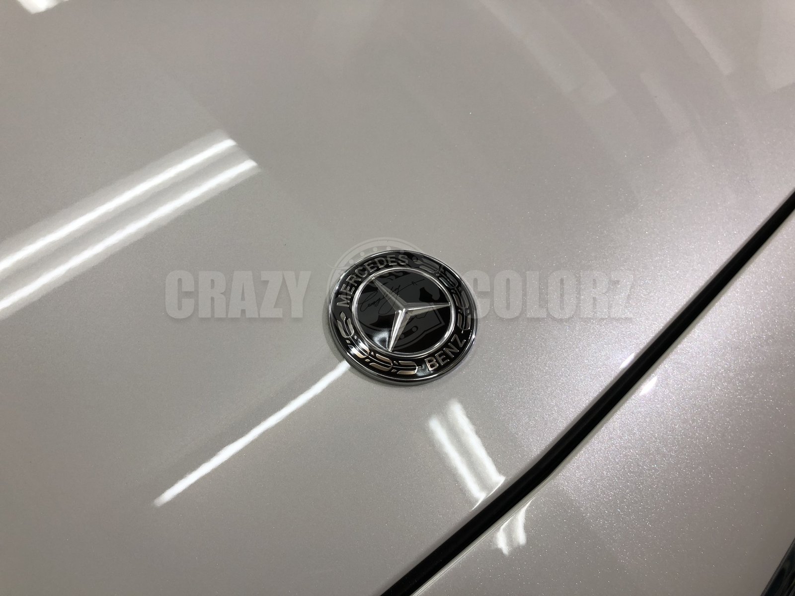 メルセデスAMG E 43 4MATIC ボンネット エンブレム コーティング
