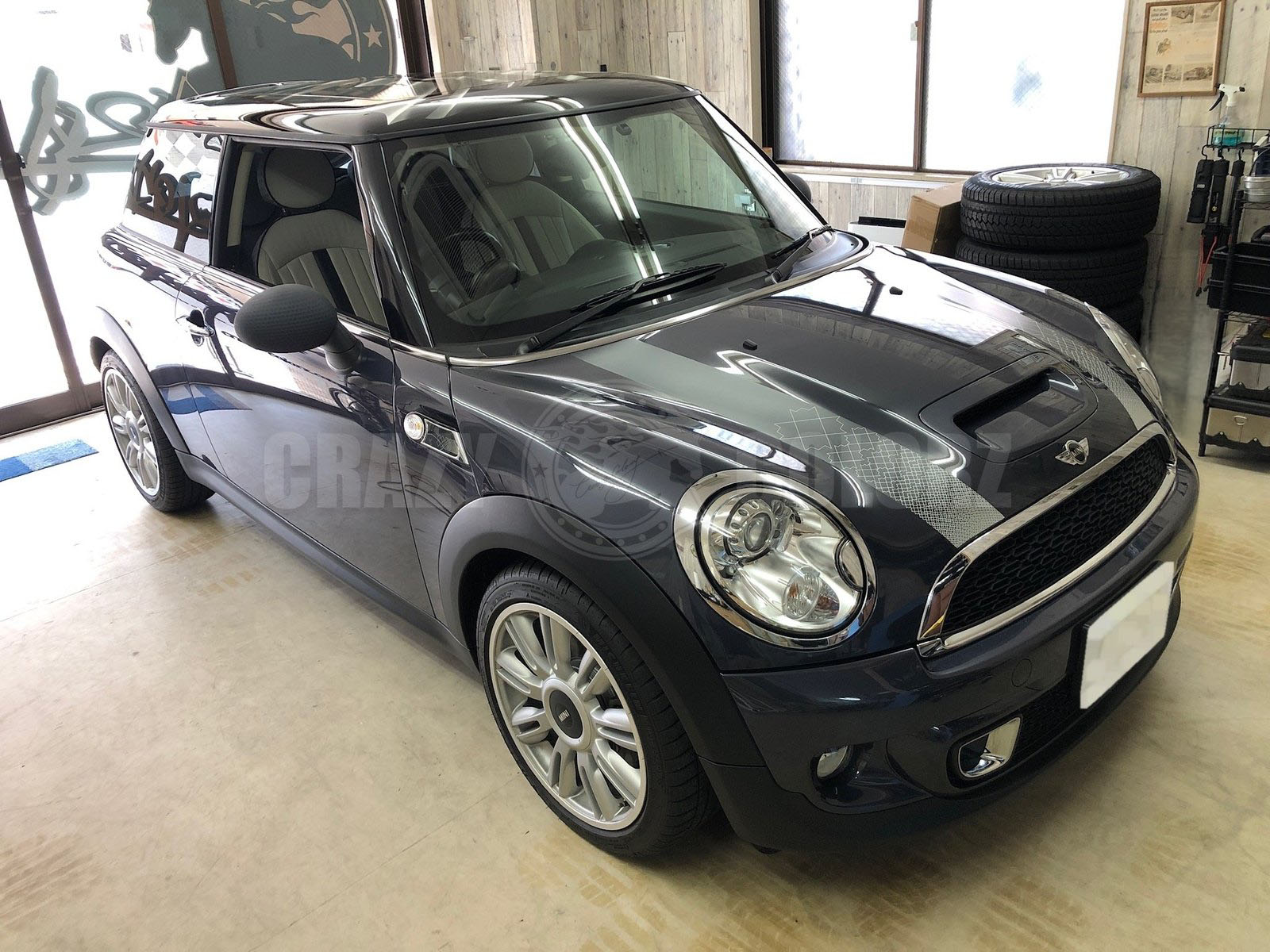 MINI ルーフ 3Dユニオンジャック 施工 東京