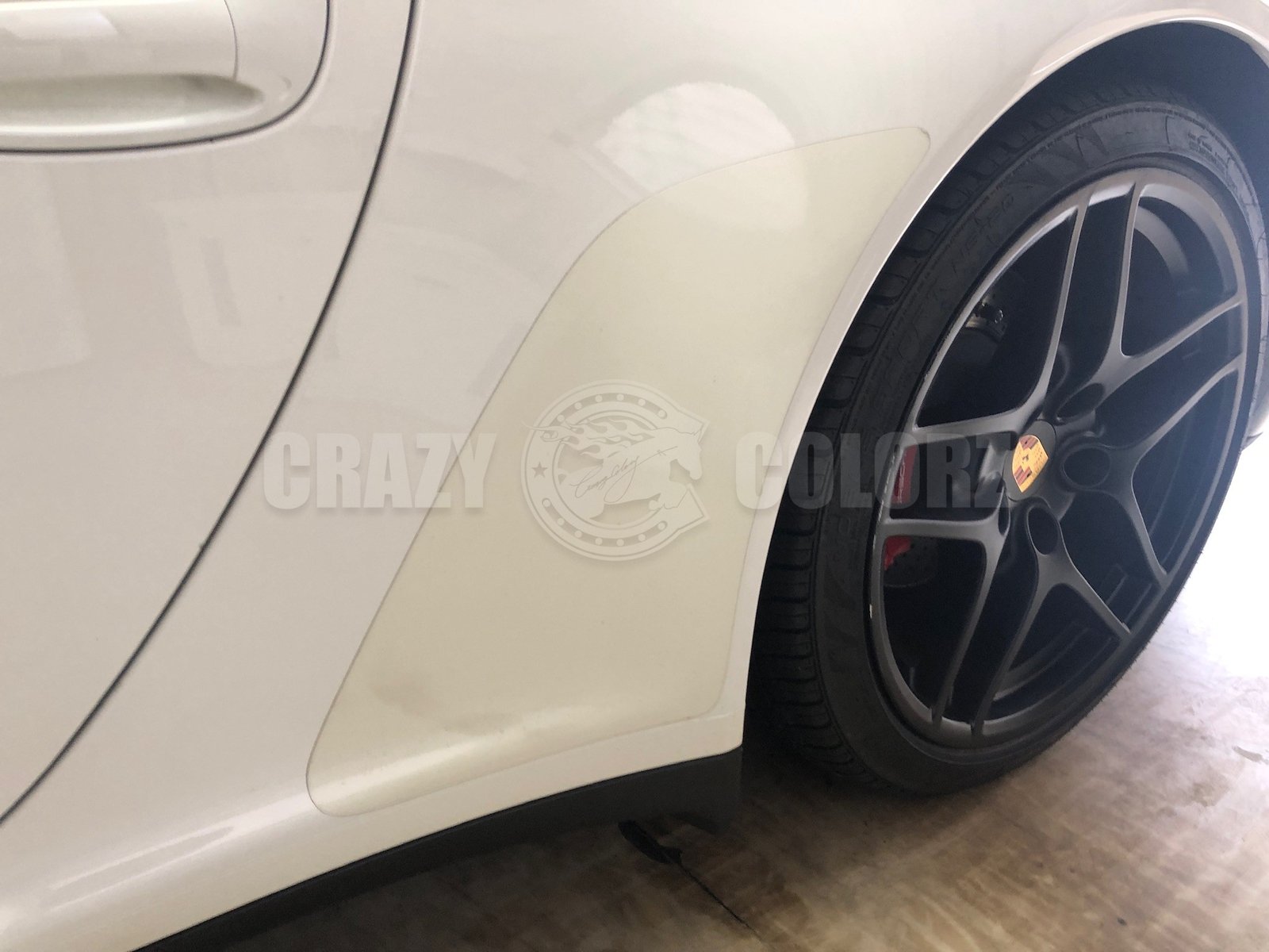 ポルシェ 911 プロテクションフィルム 黄変 施工前 東京