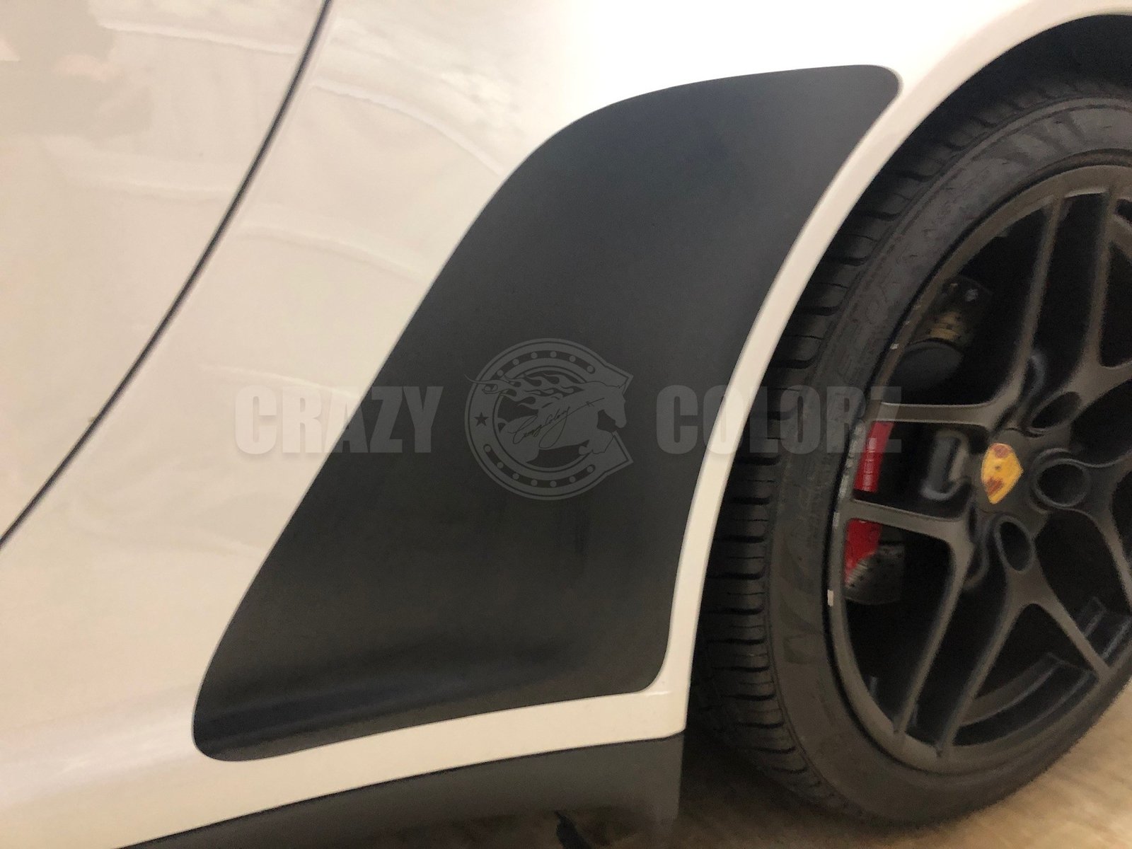 ポルシェ 911 ブラック プロテクションフィルム 施工後 東京