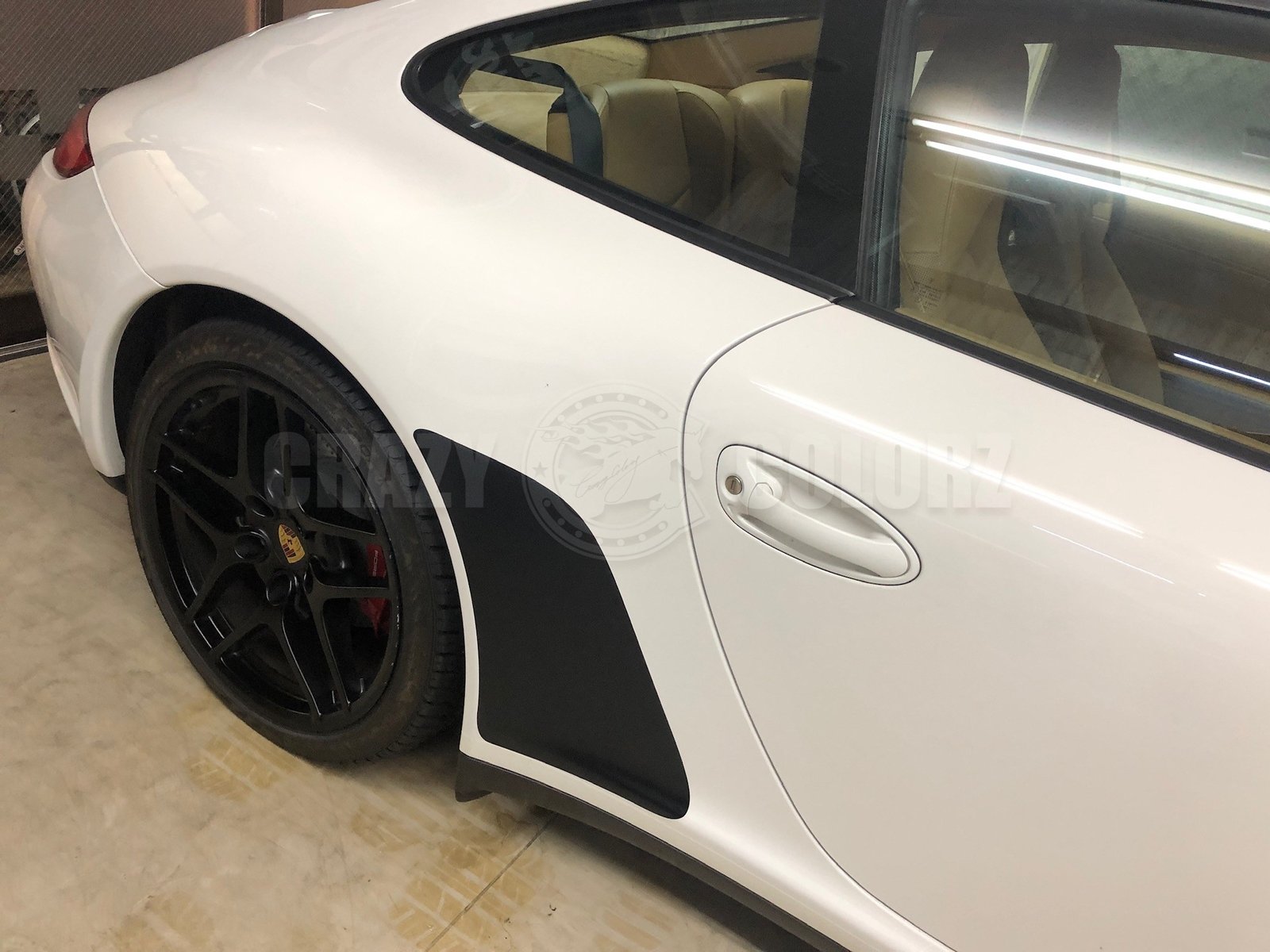 ポルシェ 911 リアフェンダー プロテクションフィルム 東京