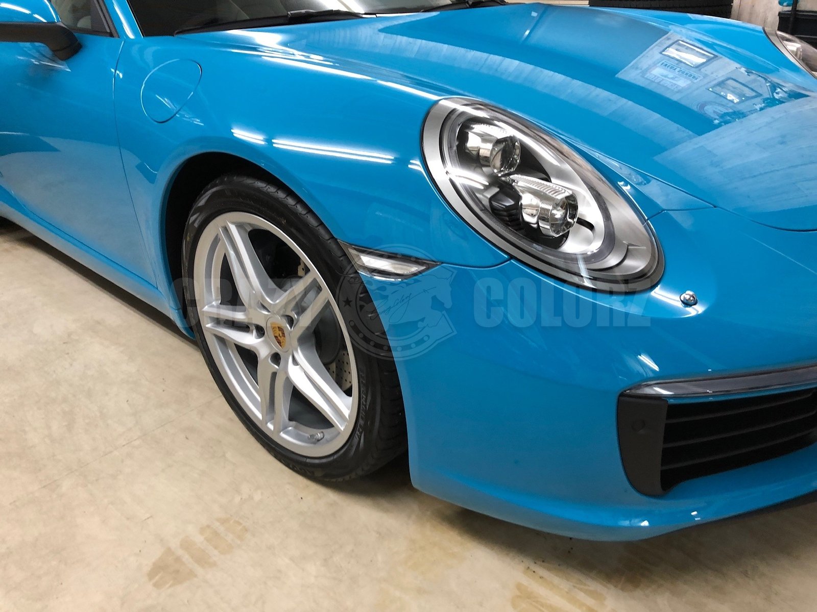 ポルシェ 911 フロント ヘッドライト コーティング 東京