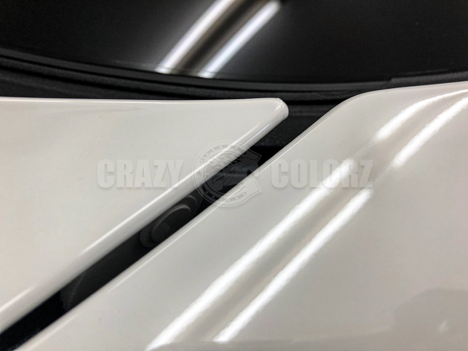 開口部まわりまでプロテクションフィルムを施工したポルシェ911 GT3