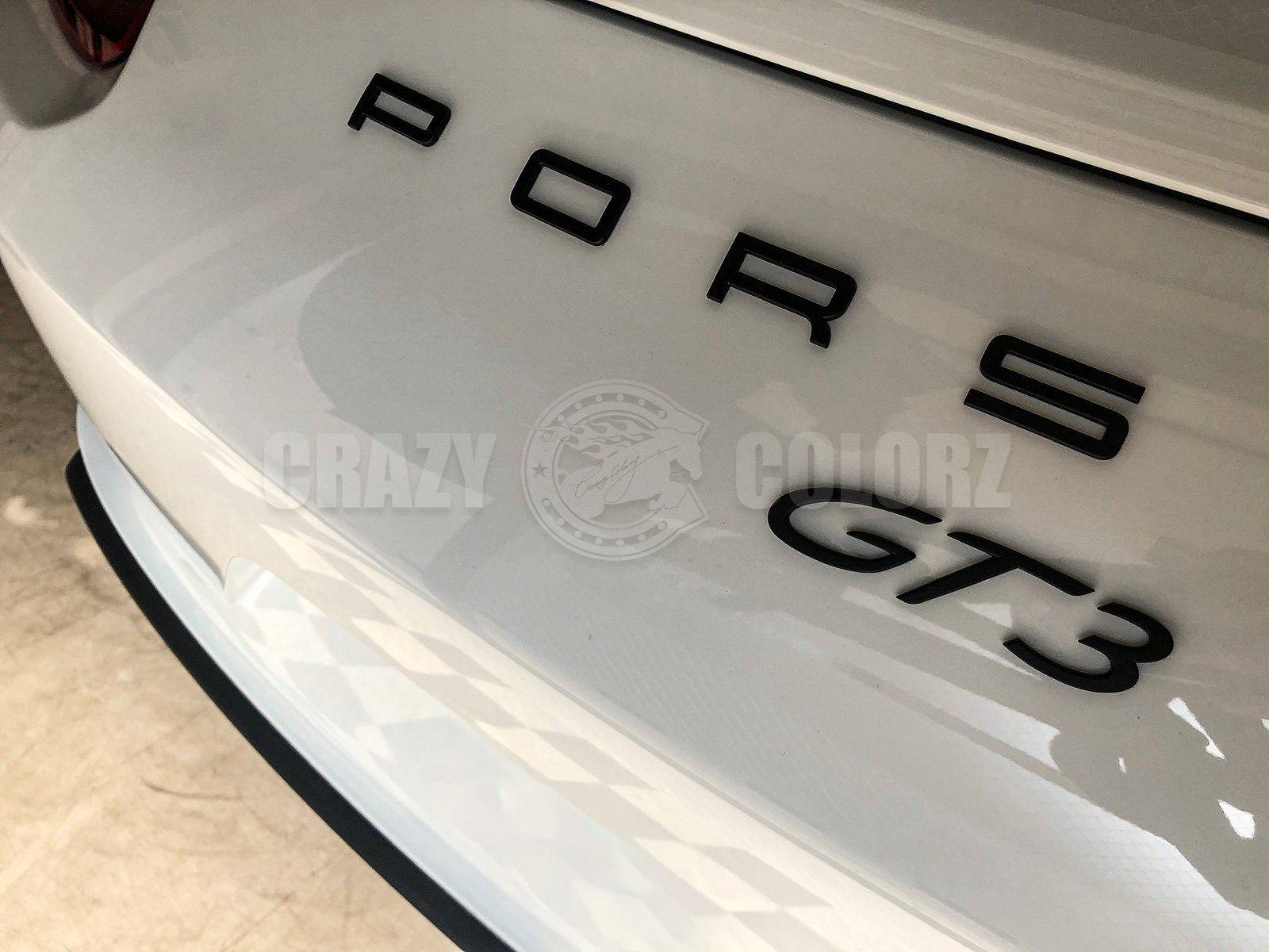 フロントフルPPFとセラミックコーティングを施工したポルシェ911 GT3のリア