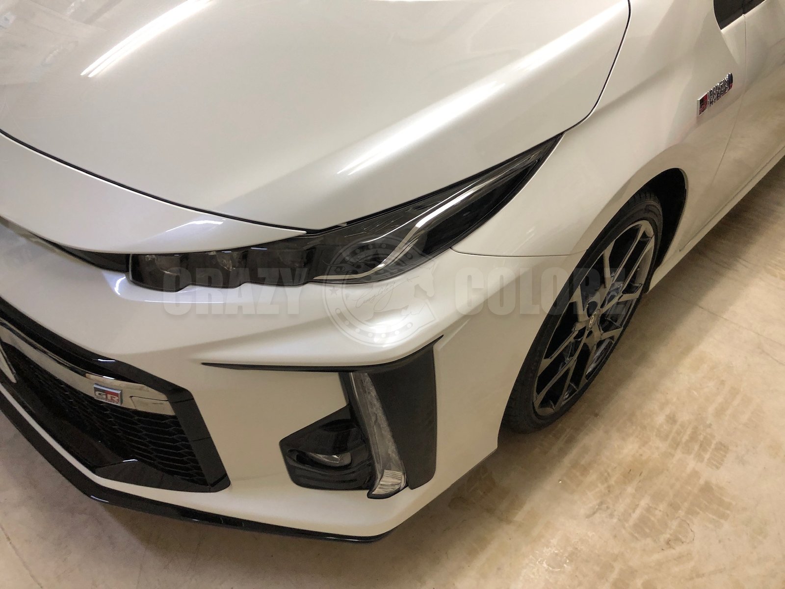 プリウスPHV GR SPORT セラミックコーティング後のフロント