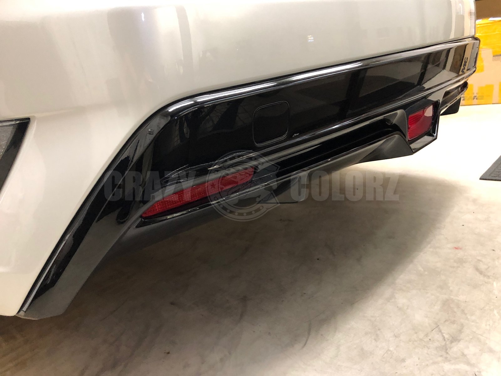 プリウスPHV GR SPORT リアバンパー下部の施工後